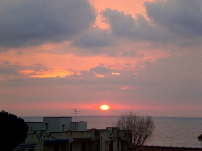 Sunrise at Giardini-Naxos.
